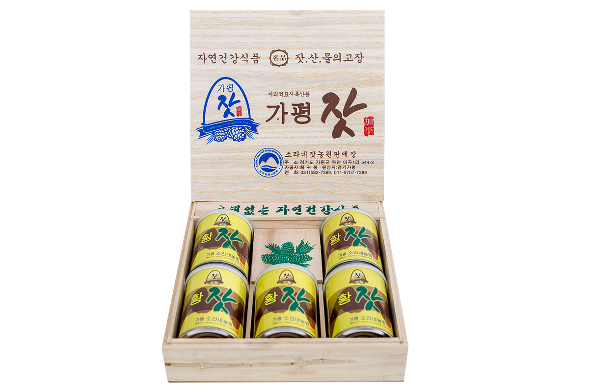 오동나무캔잣세트 140g*5 (2024황잣)
